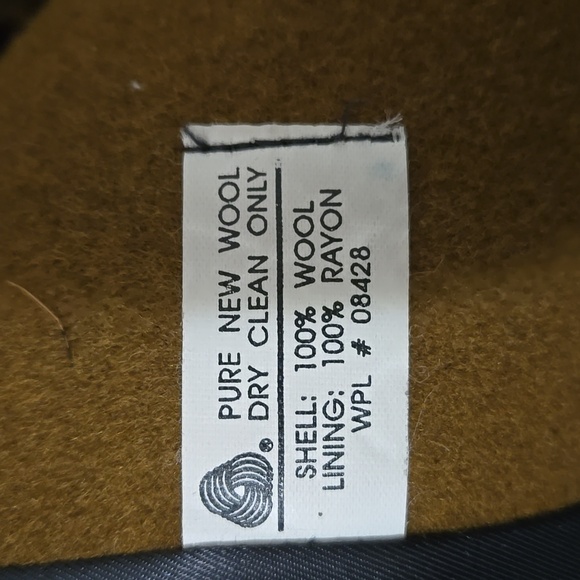 Adolfo classics 100% wool brown size 6 - Picture 3 of 3